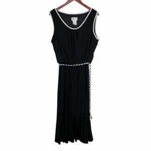Vintage‎ 90s Percé Black Sleeveless Dress